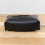 Il Bisonte Home Bath Accessories Kleenex Tissue Dispenser in Nero Nero / 9.75" L X 5.5" W X 3" D