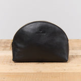 Il Bisonte Accessories Bags Large Bigallo Beauty Case in Nero Nero / 8" L X 6.25" H X 2.75" D