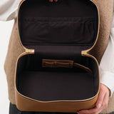 Il Bisonte Accessories Bags Large Musa Beauty Case Gianduia / 9.75" L X 6.25" W X 5.5" D