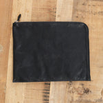 Il Bisonte Accessories Bags Leather Portfolio in Nero Nero / 13" L X 9.75" W X .5" D