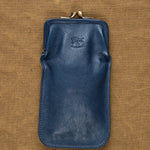 Top view of Glasses Case in Blue