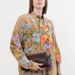 Il Bisonte Accessories Bags Manuela Clutch Bag in Caffe Caffe / 10.25" L X 5" H X 1.5" D