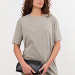 Il Bisonte Accessories Bags Manuela Clutch Bag in Nero Nero / 10.25" L X 5" H X 1.5" D