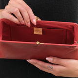 Manuela Clutch Bag in Rosso