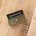 Il Bisonte Accessories Bags Musa Lipstick Holder in Verde Rugiada Verde Rugiada / 4" L X 1.5" W X 1.25" D