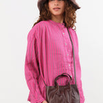 Il Bisonte Accessories Bags Nina Crossbody Bag Caffe / 10.25" L X 8" W X 4.75" D