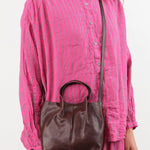 Il Bisonte Accessories Bags Nina Crossbody Bag Caffe / 10.25" L X 8" W X 4.75" D