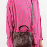 Il Bisonte Accessories Bags Nina Crossbody Bag Caffe / 10.25" L X 8" W X 4.75" D