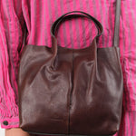 Il Bisonte Accessories Bags Nina Crossbody Bag Caffe / 10.25" L X 8" W X 4.75" D