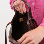 Il Bisonte Accessories Bags Nina Crossbody Bag Caffe / 10.25" L X 8" W X 4.75" D