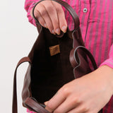 Il Bisonte Accessories Bags Nina Crossbody Bag Caffe / 10.25" L X 8" W X 4.75" D