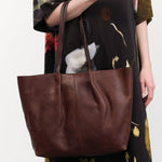 Il Bisonte Accessories Bags Nina Tote Bag Caffe / 17.75" L X 12.5" H X 7" D