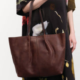 Il Bisonte Accessories Bags Nina Tote Bag Caffe / 17.75" L X 12.5" H X 7" D