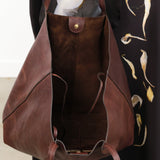 Il Bisonte Accessories Bags Nina Tote Bag Caffe / 17.75" L X 12.5" H X 7" D