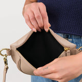 Il Bisonte Accessories Bags Oliveta Belt Bag in Beige Vasari Beige Vasari / 11" L X 6" W X 0.5" D