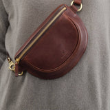 Il Bisonte Accessories Bags Oliveta Belt Bag in Caffe Caffe / 11" L X 6" W X 0.5" D