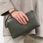 Il Bisonte Accessories Bags Oriuolo Clutch Bag Forest / 9.75" L X 5.5" W X 1.25" D