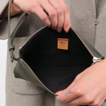 Il Bisonte Accessories Bags Oriuolo Clutch Bag Forest / 9.75" L X 5.5" W X 1.25" D
