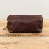 Populonia Cowhide Beauty Case in Caffe