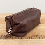 Populonia Cowhide Beauty Case in Caffe