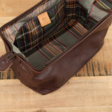 Populonia Cowhide Beauty Case in Caffe