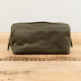 Populonia Cowhide Beauty Case in Forest