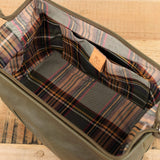 Populonia Cowhide Beauty Case in Forest