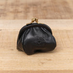 Il Bisonte Accessories Bags Retro Coin Purse in Nero Nero / 3.5" L X 2.75" W X 2" D