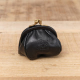 Il Bisonte Accessories Bags Retro Coin Purse in Nero Nero / 3.5" L X 2.75" W X 2" D
