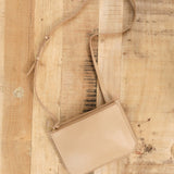 Il Bisonte Accessories Bags Roseto Crossbody Bag in Caffe Latte Caffe Latte / 9.75" L X 7" H X 0.75" D