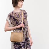 Il Bisonte Accessories Bags Roseto Crossbody Bag in Caffe Latte Caffe Latte / 9.75" L X 7" H X 0.75" D