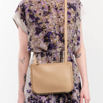 Il Bisonte Accessories Bags Roseto Crossbody Bag in Caffe Latte Caffe Latte / 9.75" L X 7" H X 0.75" D