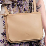Il Bisonte Accessories Bags Roseto Crossbody Bag in Caffe Latte Caffe Latte / 9.75" L X 7" H X 0.75" D