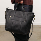 Il Bisonte Accessories Bags Segno Tote Bag Nero / 19.75" L X 14.5" W X 6" D