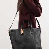 Il Bisonte Accessories Bags Segno Tote Bag Nero / 19.75" L X 14.5" W X 6" D
