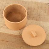 Il Bisonte Home Kitchen Containers Short Cowhide Container