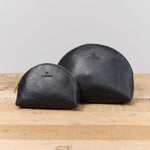 Il Bisonte Accessories Bags Small Bigallo Beauty Case in Nero Nero / 6" L X 4.25" H X 2" D