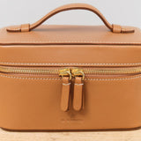 Il Bisonte Accessories Bags Small Musa Beauty Case Gianduia / 7" L X 4.24" W X 4" D