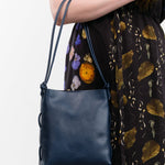 Il Bisonte Accessories Bags Snodo Shoulder Bag Blue / 7.75" L X 9" H X 3" D