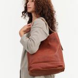 Il Bisonte Sonia Shoulder Bag in Seppia