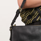 Il Bisonte Accessories Bags Storia Shoulder Bag Nero / 12.25" L X 9.5" W X 2.5" D