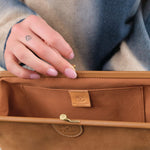 Il Bisonte Accessories Bags Suede Classic Clutch Gianduia / 10.25" L X 6" W 2" D