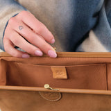 Il Bisonte Accessories Bags Suede Classic Clutch Gianduia / 10.25" L X 6" W 2" D