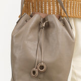 Tortora Tessa Bucket Bag by Il Bisonte