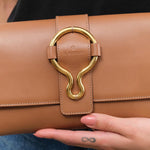 Il Bisonte Accessories Bags Consuelo Clutch Bag in Chocolate Chocolate / 9.5" L X 6.25" W 1.5" D