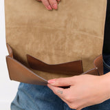 Il Bisonte Accessories Bags Consuelo Clutch Bag in Chocolate Chocolate / 9.5" L X 6.25" W 1.5" D