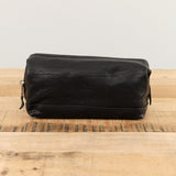 Populonia Cowhide Beauty Case in Nero