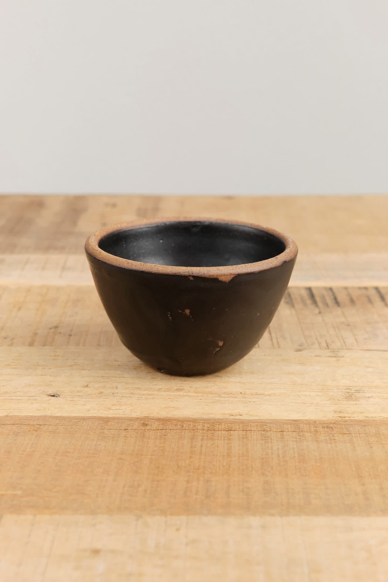 Incausa Home Incense Large Stoneware Smudge Bowl Black