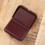 Iriarte Iriarte Accessories Wallets Jules abcd Wallet in Burgundy Burgundy