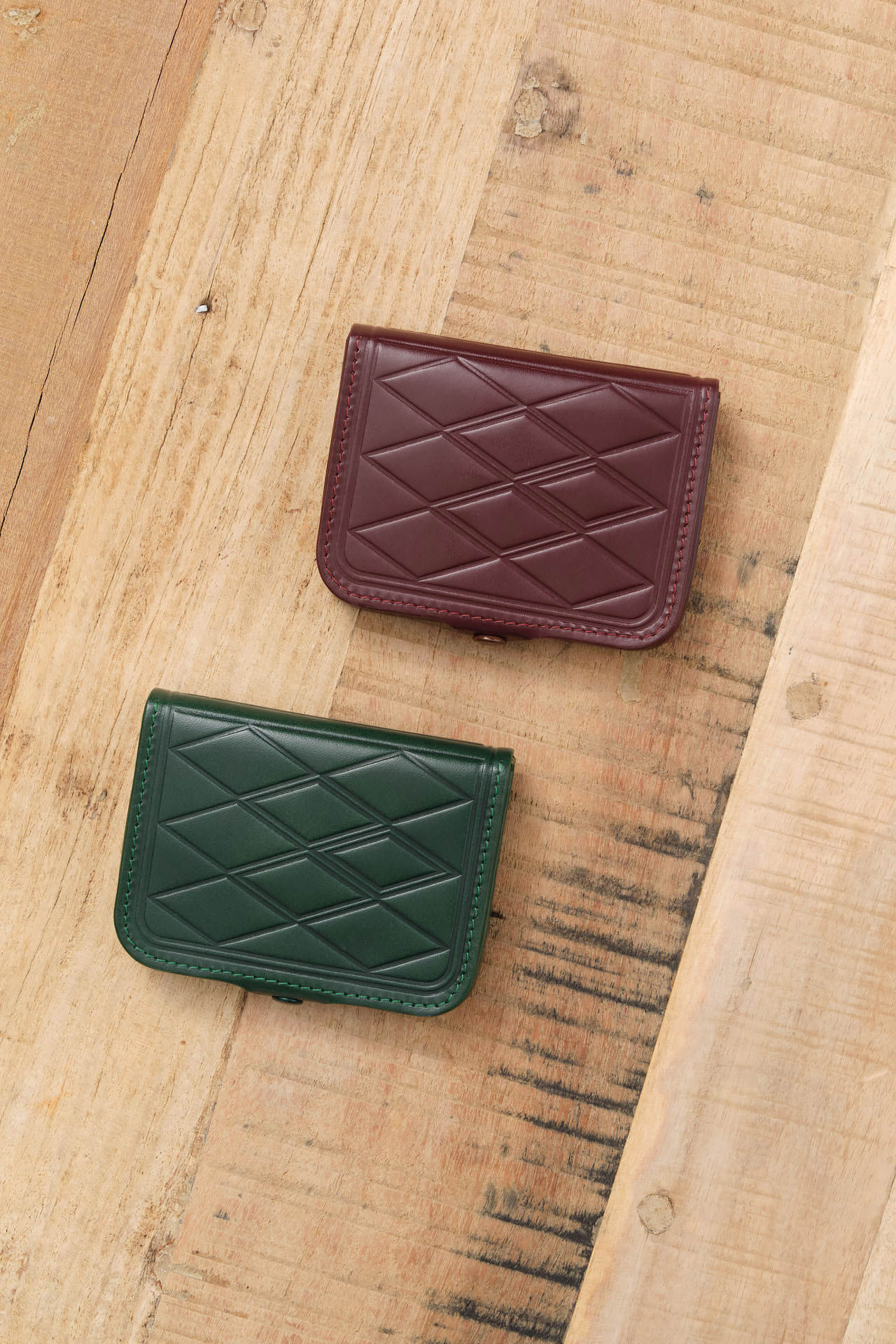 Iriarte Iriarte Accessories Wallets Jules abcd Wallet in Dark Green Dark Green